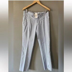 Saks Fifth Avenue NWT Blue Corded Pants Sz 30